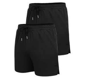 Pantalones Cortos Deportivos de Secado Rápido para Hombre, de Color Sólido, con Cordón Ajustable, Cintura Media, Tejido de Poliéster, Casuales, Verde Oliva, Negro - Product Image 3