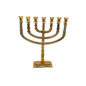 Menorah de Estilo Único Personalizada para Villas, Sinagogas y Templos, Iluminación Decorativa de Mesa, Portavelas de Hanukkah - Product Image 2