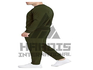 High Quality Custom Slim Fit Cotton <b>Jogging</b> <b>Suit</b> Tracksuit Set Men Sweat <b>Suits</b> Mid Weight Unique Look Crew Neck Men's Sweat <b>Suit</b> - Product Image 3