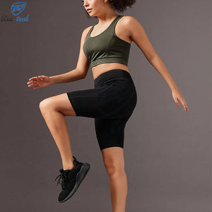 Women Fitness Yoga Set 2 Piece Gym Workout Outfit Tank Top <b>Shorts</b> Quick Dry Breathable Stretch Sportswear Clothing OEM Services - Product Image 3