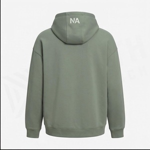 North Approach Hoodie <b>Men</b> Oversized Cotton Fleece Casual Hooded Sweatshirt Autumn Breathable Regular Fit Front Logo Print - Product Image 2