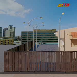 Panel de Cerca de Hierro Forjado, Valla Metálica Decorativa para Jardín con Acabado con Recubrimiento en Polvo para Seguridad de Villas y Paisajismo - Product Image 5
