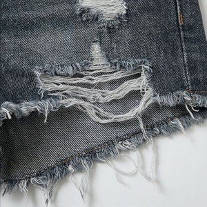 Shorts en jean tendance pour femmes, taille basse, coupe slim, grandes tailles, couleur personnalisable, style décontracté streetwear pour femmes - Product Image 4