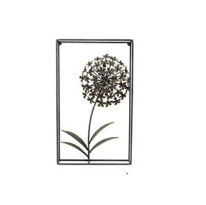 Arte Metálico para Pared de Jardín, Decoración para Sala de Estar, Escultura Floral Botánica, Decoración para Comedor, Adorno Listo para Colgar, Jarrones Metálicos - Product Image 4