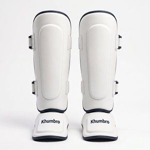 Espinilleras de Boxeo Khumbro, Protectores de Piernas para Kickboxing, Material PU, Equipo de Protección para Entrenamiento en Todas las Estaciones - Product Image 1