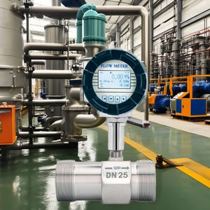 高精度タービン液体流量計カスタマイズ可能OEMステンレスオイル水流計LCDディスプレイ4-20mA出力DN25 - Product Image 2