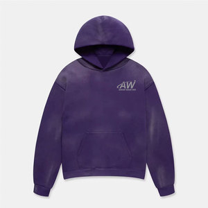 เสื้อฮู้ดดี้ทรงสบาย น้ำหนักเบา สีซีดจางแบบซันเฟด เหมาะสำหรับใส่ในชีวิตประจำวัน สไตล์ลำลอง และแฟชั่นสตรีทแวร์แนวสบายๆ - Product Image 1