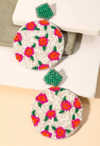 Nuevo Diseño 2023, Abalorio Colgante con Cuentas de Cristal en Forma de Rosa Rosa Coral, Flor Dorada de Moda, Regalo Único para Boda o Día de la Madre, por MULTI CRAFT - Product Image 3