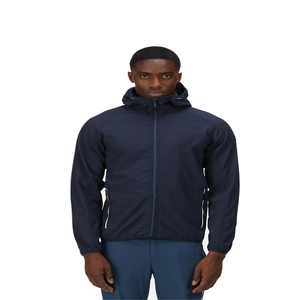 High Quality <b>Soft</b> <b>Shell</b> <b>Jacket</b> Stand Front Pocket Windproof Eco-Friendly Breathable <b>Hooded</b> Outdoor Clothing OEM ODM Manufacturer - Product Image 1