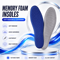 Semelles intérieures en mousse à mémoire de forme pour hommes et femmes, haute résilience, respirantes, amortissantes, pour baskets de sport