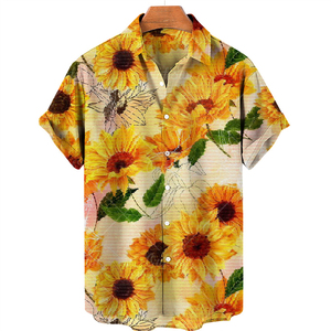 Camisa Hawaiana con Cuentas, Diseño de Calavera con Impresión Digital 3D, Corte Holgado, Tallas Grandes para Hombre - Product Image 5