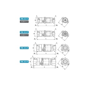 Débitmètre d'eau à section variable série FMC Nitto Kohki, modèle FMC-25-1F, en laiton, précision +/-1%, 0,6-6 L/min, raccord fileté - Product Image 5