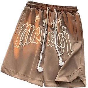 Short de survêtement en éponge française d'été pour hommes 100% coton High Street pour Gym Running Street Basketball-Sérigraphie personnalisée - Product Image 4