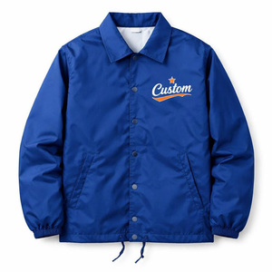 Chaqueta Deportiva Impermeable con Logotipo Personalizado, 100% Algodón, Talla Grande, Ajuste Sólido, Cortavientos para Hombre, Traje Deportivo para Exteriores - Product Image 1