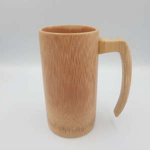 Tasse à thé en bambou naturel écologique, tasse à bière avec poignée, fabriquée à la main du Vietnam, prête à être importée - Product Image 5