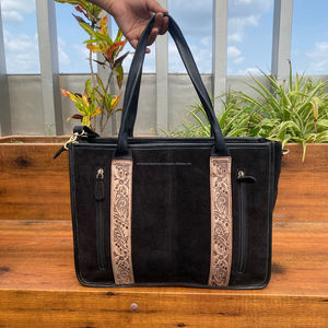 กระเป๋าหนังกลับสไตล์ตะวันตกสำหรับผู้หญิงกระเป๋าถือสไตล์โบฮีเมียนดีไซน์ใหม่ - Product Image 3