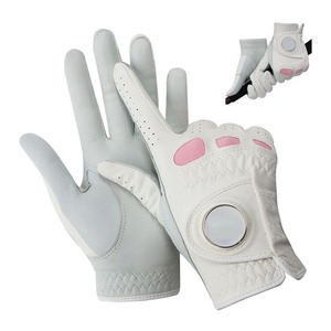 Guantes de Golf Blancos de Piel de Cabretta para Mano Derecha con Agarre, Transpirables, para Deportes al Aire Libre, Venta al Por Mayor - Product Image 2