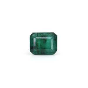Natural Zambian Emerald 5.45 Carat Loose Gemstone Emerald Cut Green Stone for Fine Jewelry - Product Image 1