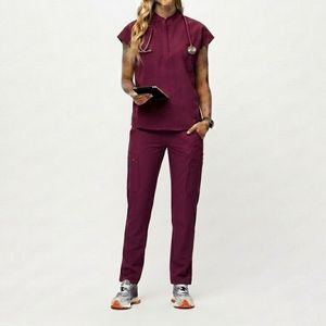 OEM Custom Nurse <b>Scrubs</b> <b>Set</b> Breathable Medical Uniform Comfortable Hospital Workwear Private Label Supplier <b>scrub</b> <b>sets</b> - Product Image 6