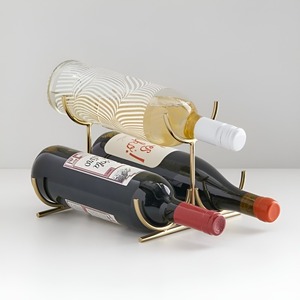 ชั้นวางไวน์เหล็กหรูหรา เหมาะสำหรับบ้านระดับไฮเอนด์ ให้ความสวยงามโดดเด่นด้วยโครงสร้างที่แข็งแรง - Product Image 1