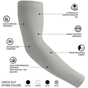 Manchons de compression pour hommes et femmes, écologiques, anti-transpiration, impression personnalisée, nouvelle mode, design personnalisé - Product Image 6