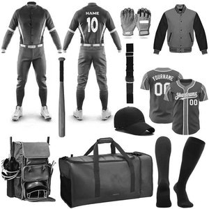 Uniformes de Fútbol Personalizados, Conjuntos Sublimados de Poliéster, Manga Corta, Transpirables, para Equipos Adultos, con Nombre y Número - Product Image 1