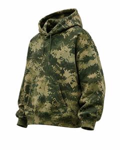 เสื้อฮู้ดดี้โอเวอร์ไซส์ขายดีสำหรับทุกเพศ ผ้าฟลีซบุผ้าฝ้าย 100% สวมใส่สบายสไตล์สตรีทแวร์ ทรงปกติ เหมาะสำหรับฤดูหนาว ขายส่ง - Product Image 4