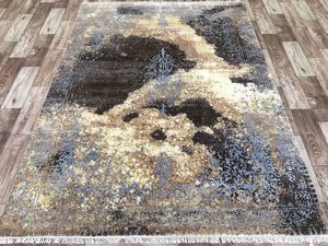 Factory Direct Sales Custom Luxury Design Woolen <b>Hand</b> <b>Tufted</b> Geometric Pattern Extra Thick All-Season Carpet Large Area <b>Rug</b> - Product Image 2