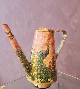 Arrosoir artistique, support floral, arrosoir décoratif rustique, arrosoir charmant, récipient floral pour l'arrosage - Product Image 1