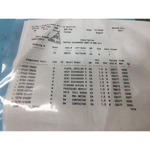 ชุดอุปกรณ์ปรับปรุง AMAT-O สำหรับเครื่องแลกเปลี่ยนความร้อน AMAT 0240-19015 - อุปกรณ์และอะไหล่เซมิคอนดักเตอร์ระดับโลกที่เชื่อถือได้ - Product Image 1