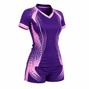 Ensemble Maillot et Short de Rugby Sublimé pour Femme – Tenue de Sport Athlétique Respirante 100% Polyester Personnalisable pour Équipe - Product Image 4
