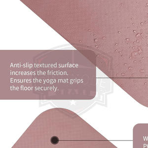 Tapete de Yoga de PVC de Primera Calidad, Suave, Bajo MOQ, Antideslizante, para Ejercicio Físico en Gimnasio o Casa, Personalizable - Product Image 5
