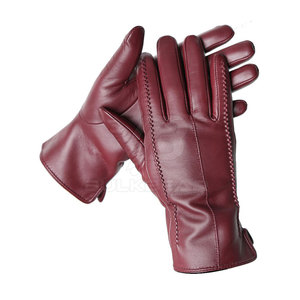 Premium Quality Leather <b>Gloves</b> Soft Genuine Leather Comfortable Fit Durable Hand Safety For Daily And Riding Use - Product Image 3