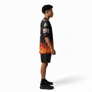 Ballon de football américain officiel de haute qualité pour les matchs des lycées, avec texture en cuir, poids officiel, logo d'équipe personnalisé, vente en gros - Product Image 3