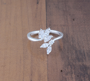 Luxury Silver Plated 925 Sterling Silver Cubic Zirconia <b>Ring</b> AAAA <b>CZ</b> Diamond Engagement Wedding Band Women Jewelry Wholesale - Product Image 2