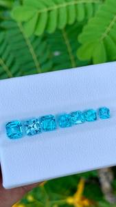 Apatite Naturelle Gemme en Vrac, Cristal d'Apatite Bleue, Pierre de Guérison, Cabochon pour Fabrication de Bijoux, Vente en Gros - Product Image 3