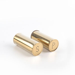 Salero y Pimentero de Metal Premium en Oro y Plata, a Prueba de Fugas, Aptos para Lavavajillas, Diseño Moderno, Dispensador de Especias para Cocina, Decoración de Mesa - Product Image 6