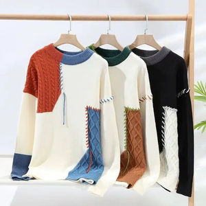 Trendy <b>Men</b> Sweater Premium Knit Fabric Breathable 100% <b>Wool</b> Casual Pullover Winter Fashion Daily Wear Travel Weekend Outfits - Product Image 6