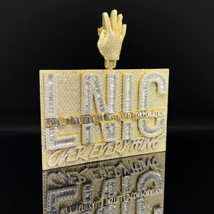 Cadena con Colgante Urban Legend de Lujo con Circonitas Cúbicas - Product Image 1