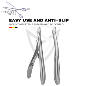 Cortacutículas de Acero Niquelado de Corte Extra Fino, Tijeras de Longitud Completa para Manicura de Uñas, Cuidado de las Uñas, Apertura de Mandíbula Ancha - Product Image 5