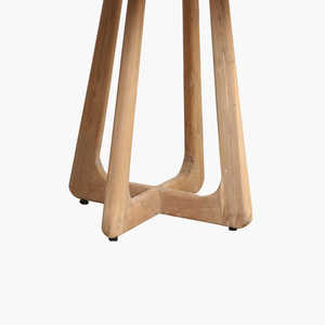 Elegante Mesa de Comedor de Madera de Teca Sólida, Diseño Moderno, Mesa de Madera de Lujo para Muebles del Hogar, Duradera, Impermeable, para Hostelería - Product Image 4