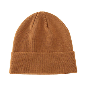 Premium Soft Knit Beanie Hat Warm <b>Winter</b> <b>Cap</b> Fold Cuff Stretch Acrylic Plain Custom Logo Casual Outdoor Unisex OEM ODM Wholesale - Product Image 1