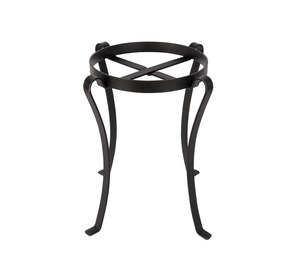 Geometrical Shape Black Metal <b>Plant</b> <b>Stand</b> Indoor Outdoor Use - Product Image 3