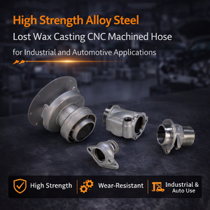 Tuyau en acier allié haute résistance usiné CNC par moulage à la cire perdue pour applications industrielles et automobiles - Product Image 3