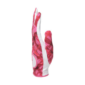 Guante de golf rosa a cuadros para mano derecha, antideslizante, de poliéster, para mujer, con cierre de gancho y bucle - Product Image 3