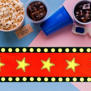 Decorazioni per Feste a Tema Halloween, Runner da Tavolo con Stelle e Spirali Appese per Serate Cinematografiche - Product Image 3