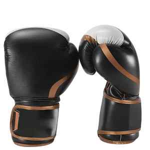 Gants de boxe professionnels en cuir de vachette avec lacets, équipement de boxe professionnel, gants de combat, vente en gros - Product Image 6