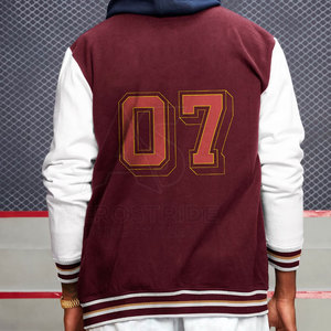 Best Selling Varsity Winter Jacket New Arrival Casual <b>Covered</b> <b>Button</b> Breathable Material Eco-Friendly Lightweight Outdoor - Product Image 5