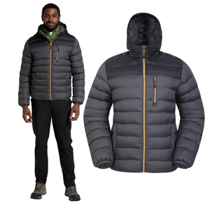 เสื้อแจ็คเก็ตพัฟเฟอร์ทรงโอเวอร์ไซส์สำหรับผู้ชาย สไตล์สตรีทแวร์ ปักลายได้ตามสั่ง ผ้าไนลอนเคลือบเงา แบบควิลท์ ทรงบับเบิ้ลโค้ท ผลิตจากโรงงานโดยตรง ขนาดมาตรฐานอเมริกา - Product Image 5