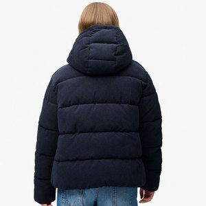 Fashion Design Down Winter Jackets Ladies Jackets Manufacturer Down <b>Coat</b> Bubble Puffer Jacket with <b>Buttons</b> Full Zipper Design - Product Image 6